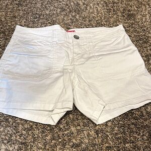 UNIONBAY Women's White Cargo Shorts